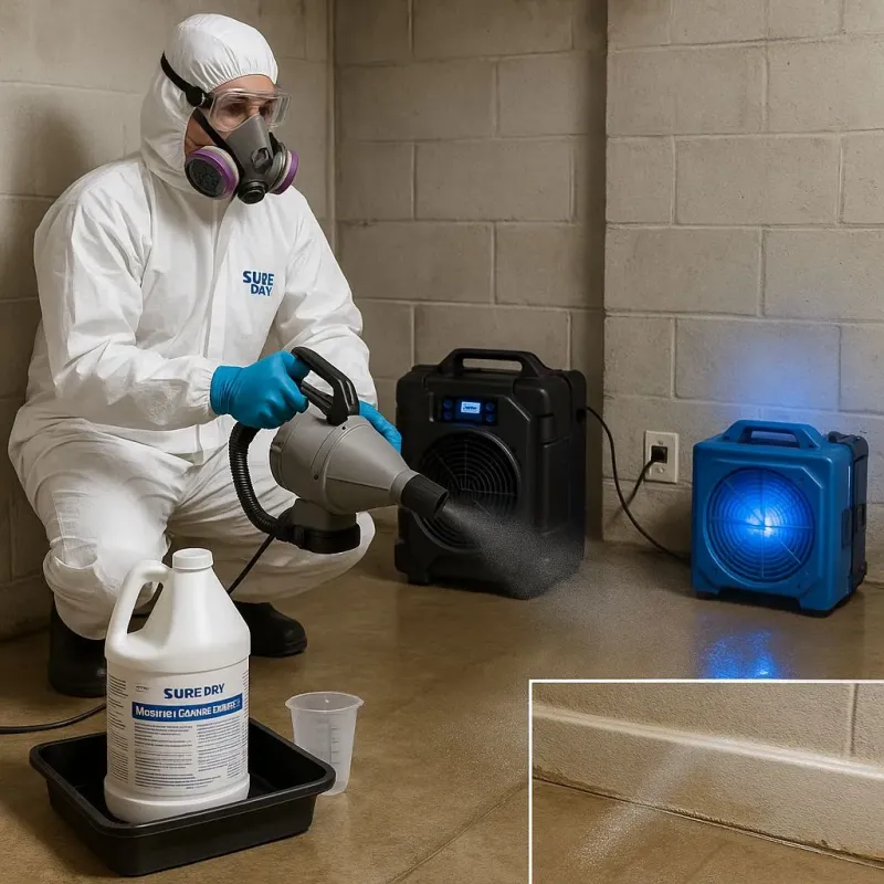 Sanitization and Odor Removal process in Summit, IL